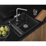 Кухонная мойка GRANULA KS-5807R ШВАРЦ кварц 5807R SHBAPC