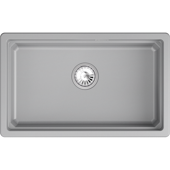 Кухонная мойка GRANULA KS-7303iU АЛЮМИНИУМ кварц 7303iU-1 ALYUMIHIYM