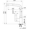 Смеситель GRANULA GR-2502 черный 2502 CHEPHYII